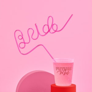 Bachelorette Party Bride Straw XL Big | Bachelorette Party Decorations | Bachelorette tattoos | Bride Gift | Bridal Shower