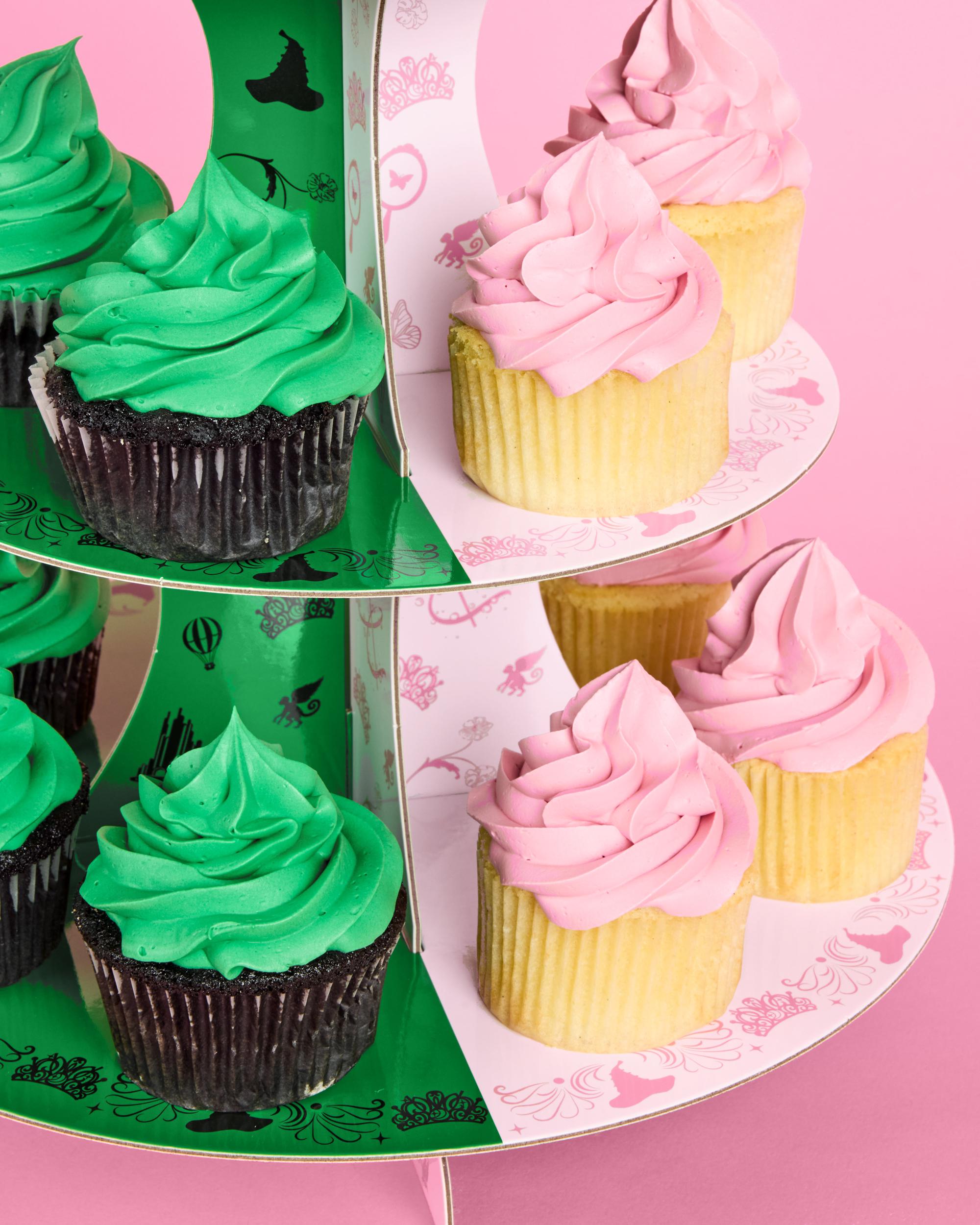 Xo, Fetti ERAS Cupcake-Turm – 3-stöckig, Pink, Mit Discokugel, Für Geburtstage & Themenpartys