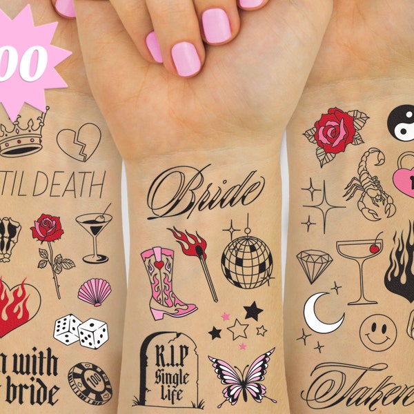 Realistic Temporary Tattoos Etsy