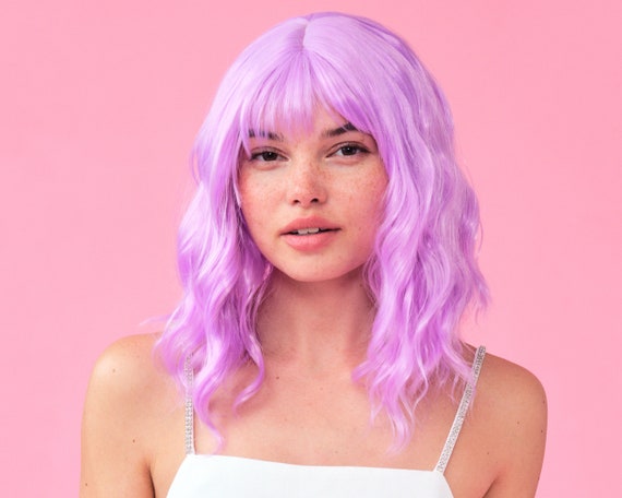 Pastel Purple Wig Bachelorette Party Decorations Wiggin Out