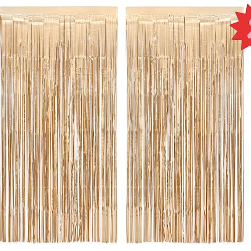 Xo Fetti Bachelorette Party Decorations Matte Gold Fringe Etsy