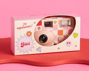 Disposable Camera - 24 Exposure Film, Bachelorette Party Favor, Bridesmaid Gift, Wedding Favor, Photo Booth Prop, Instant Camera