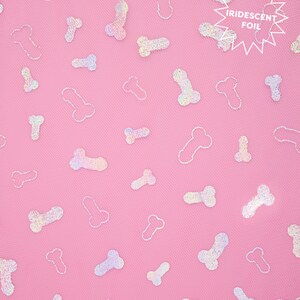 Voile EVJF - Irisé | Voile de douche nuptiale | Cadeau pour future mariée, cadeau d'enterrement de vie de jeune fille ou de jeune garçon + décoration de fiançailles image 2