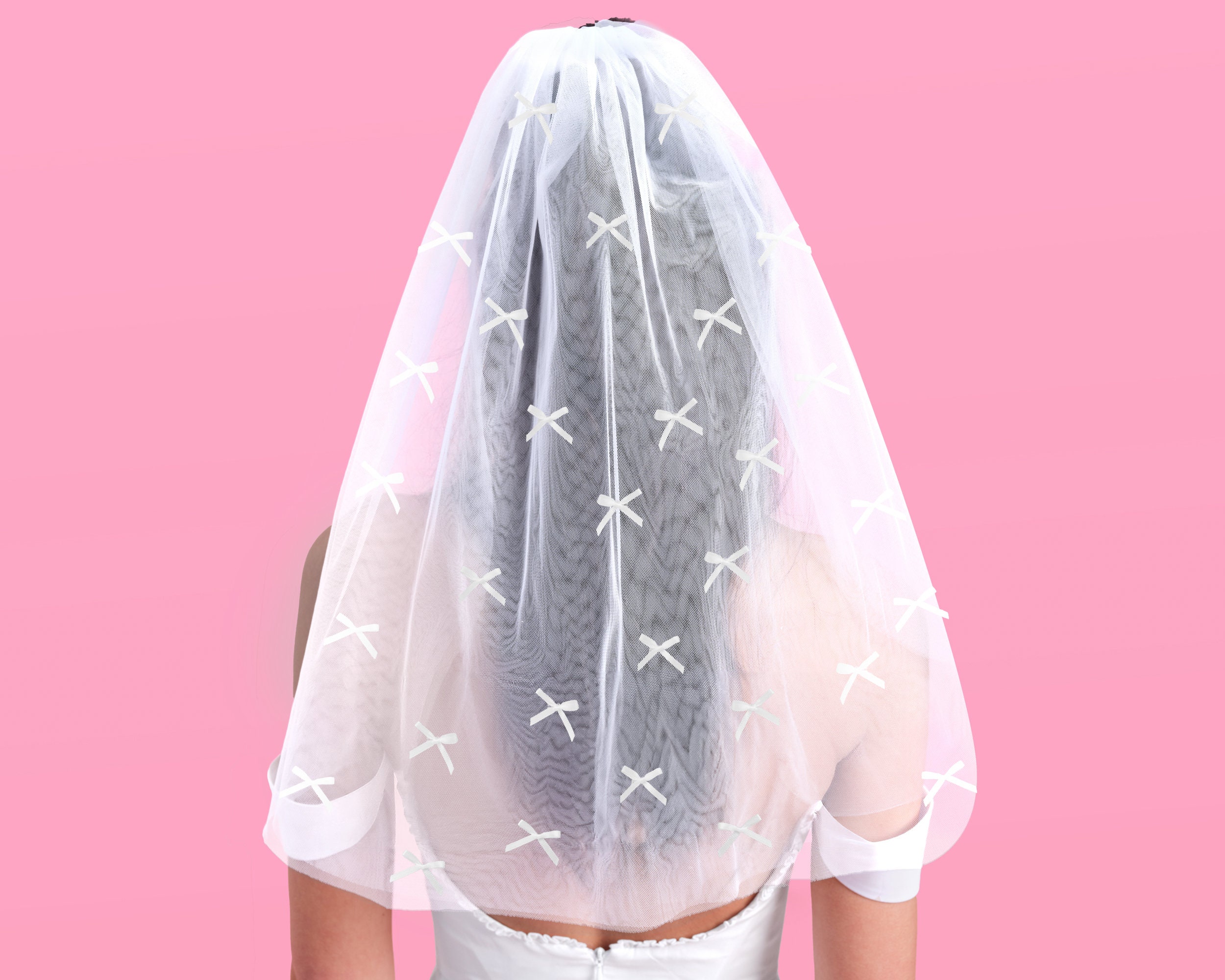 Headband Bow Veil - Etsy