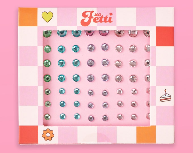 COSMIC FACE JEWELS Star & Moon Face Gems Face Rhinestones Crystal Body