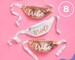 Bachelorette Party Bride Tribe Fanny Packs - 8 Bags | Rose Gold Bridal Shower Decorations, Bride to Be Gift, Bach Favor 