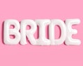 xo, Fetti White Jumbo BRIDE Balloons - 40 inch, XL | Bachelorette Party Decorations
