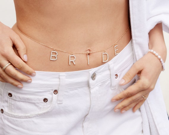 Belly chain for bride deals