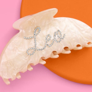 xo, Fetti Leo Rhinestone Zodiac Acrylic Claw Clip | Birthday Party Decorations, Astrology Goodie Bag Gift, Bday Accessory, Cute Horoscope