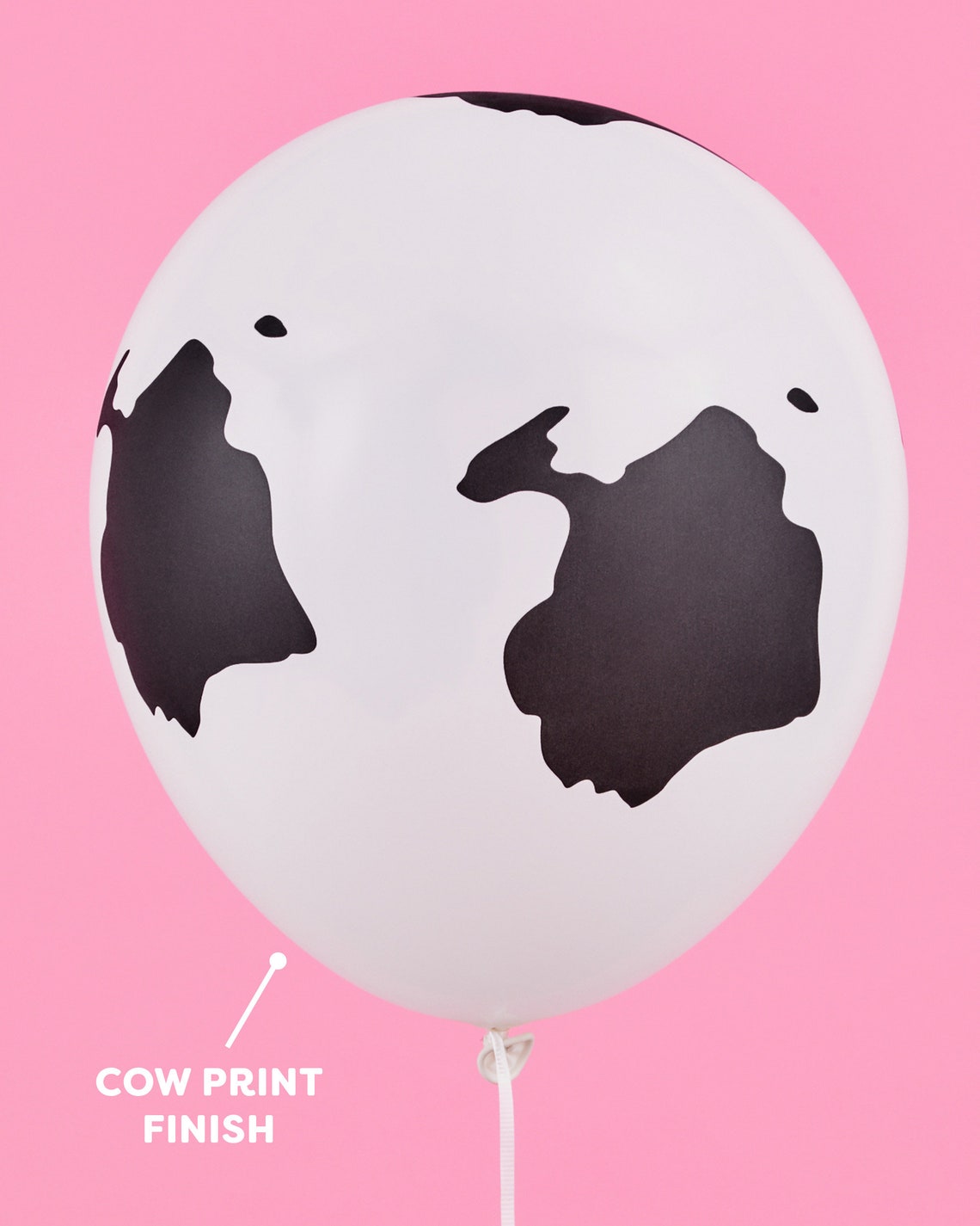 100 PCS Cow Print Latex Balloons - 12 Inch, Black & White, For Birthday & Theme Parties - View #4
