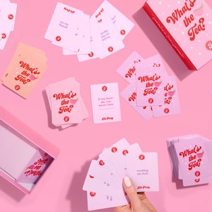 xo, Fetti What's the Tea? Playing Card Game | Bachelorette Party Activity, Cute Birthday Event, Adult Girl's Night Spill the Tea Fun