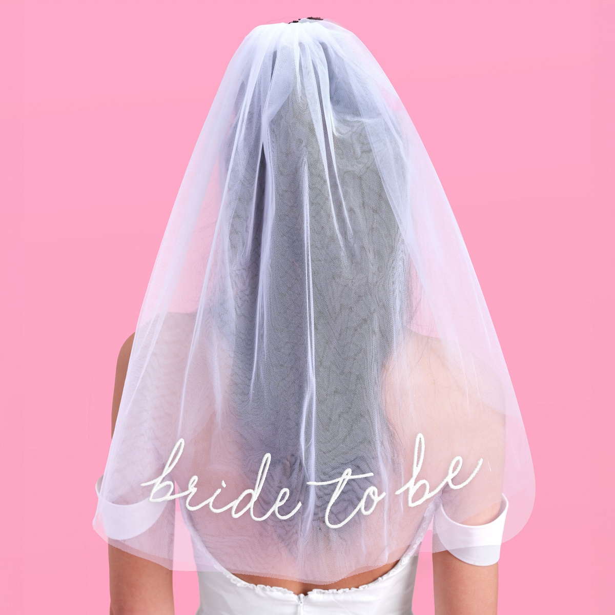 Xo, Fetti Bachelorette Bride to Be Embroidered Veil | Bach Party Accessory, Engaged Headband Decorations, White Headpiece Bridal Shower Gift - Etsy