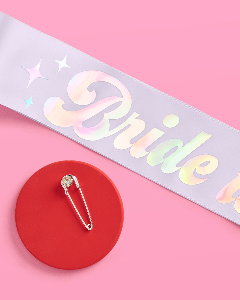 PORUPAEL Girl Birthday Celebration Set, Fuchsia Rosette Badge