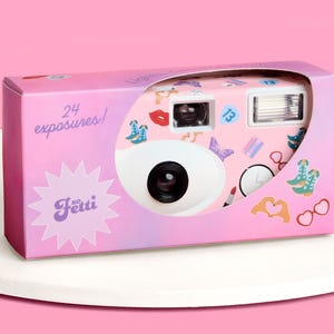 xo, Fetti Eras Disposable Camera - 24 Exposure Film | Bachelorette Photo Supplies, Birthday Party Activity, Bridesmaid Gift, Concert Picture