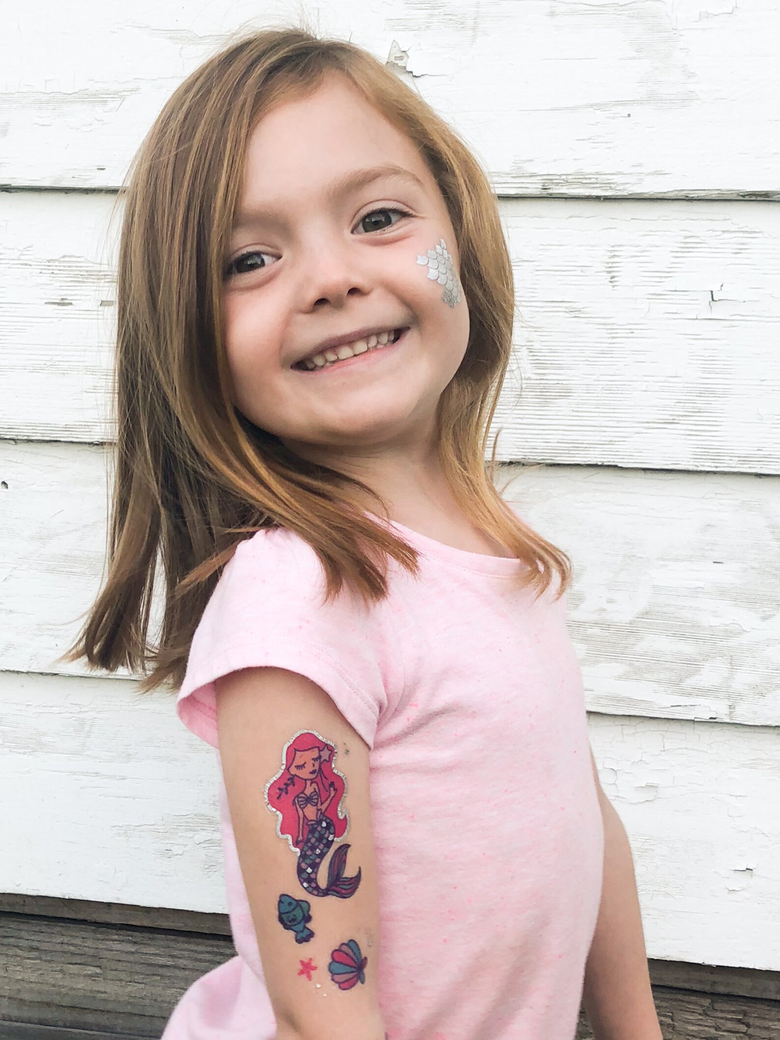 Mermaid Party Temporary Tattoos Mermaid Birthday Supplies Etsy