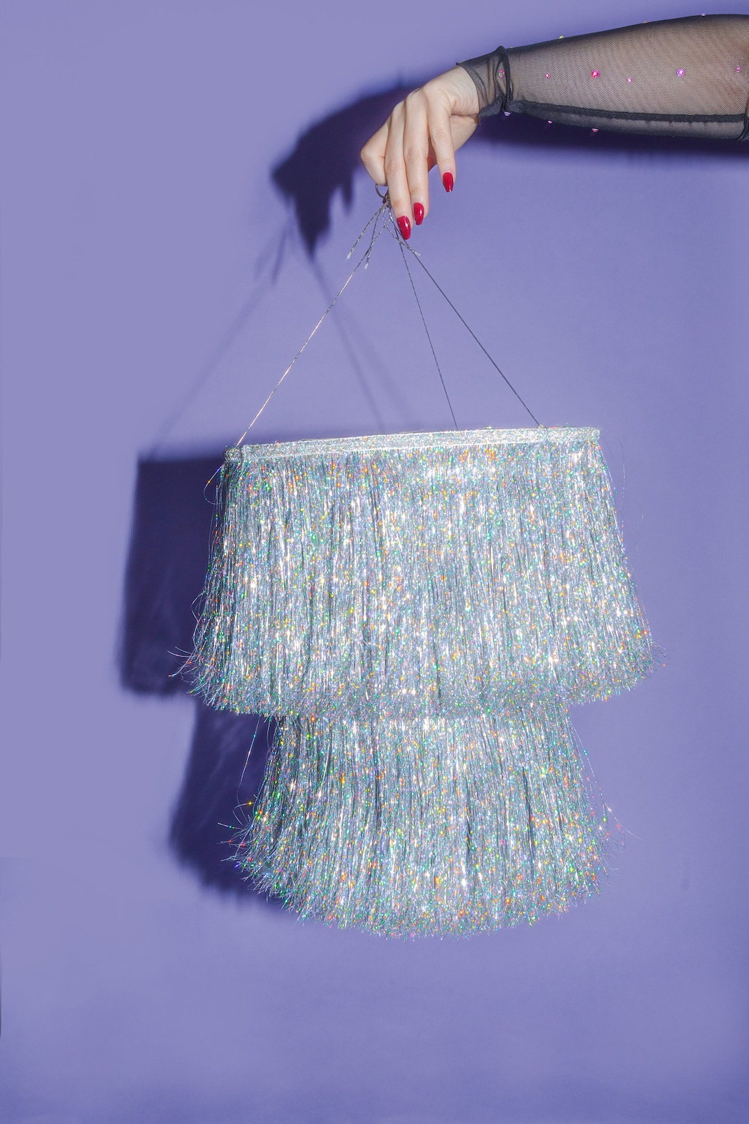 Shimmering Iridescent Glitter & Foil Circle Confetti - 2.25 Oz Pack For Wedding & Party Decor