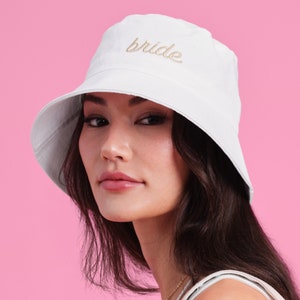 xo, Fetti Bride Embroidered Bucket Hat | Beige Bachelorette Party Outfit, Bridal Shower Gift, Engagement Accesory, Cute Neutral Bride to Be
