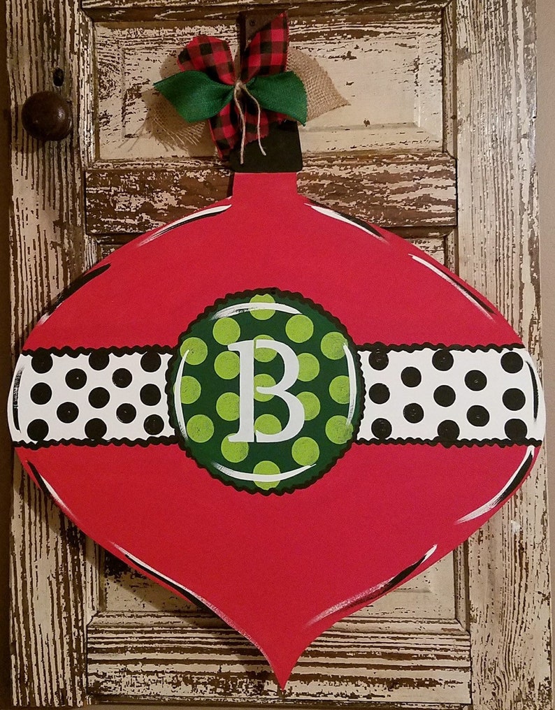 Christmas Ornament Door Hanger