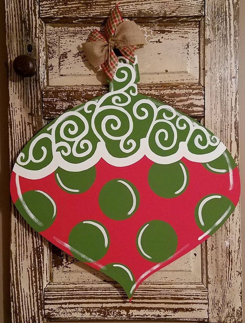 Christmas Ornament Door Hanger
