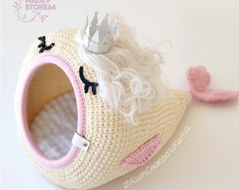whale cat bed