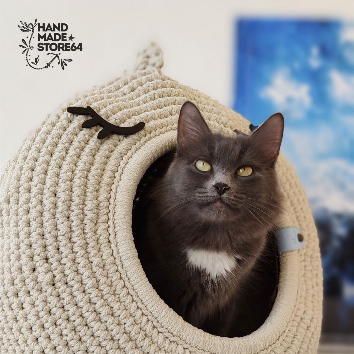 Cat bed Cat dome Etsy