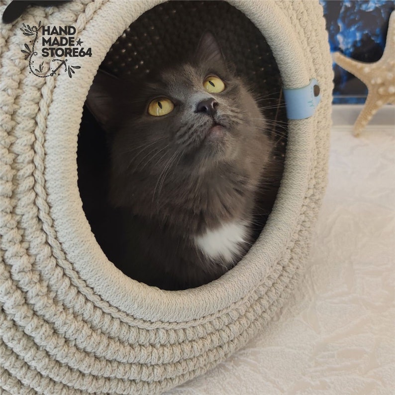 Cat bed Cat dome Etsy