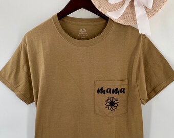 Mama Pocket T-shirt