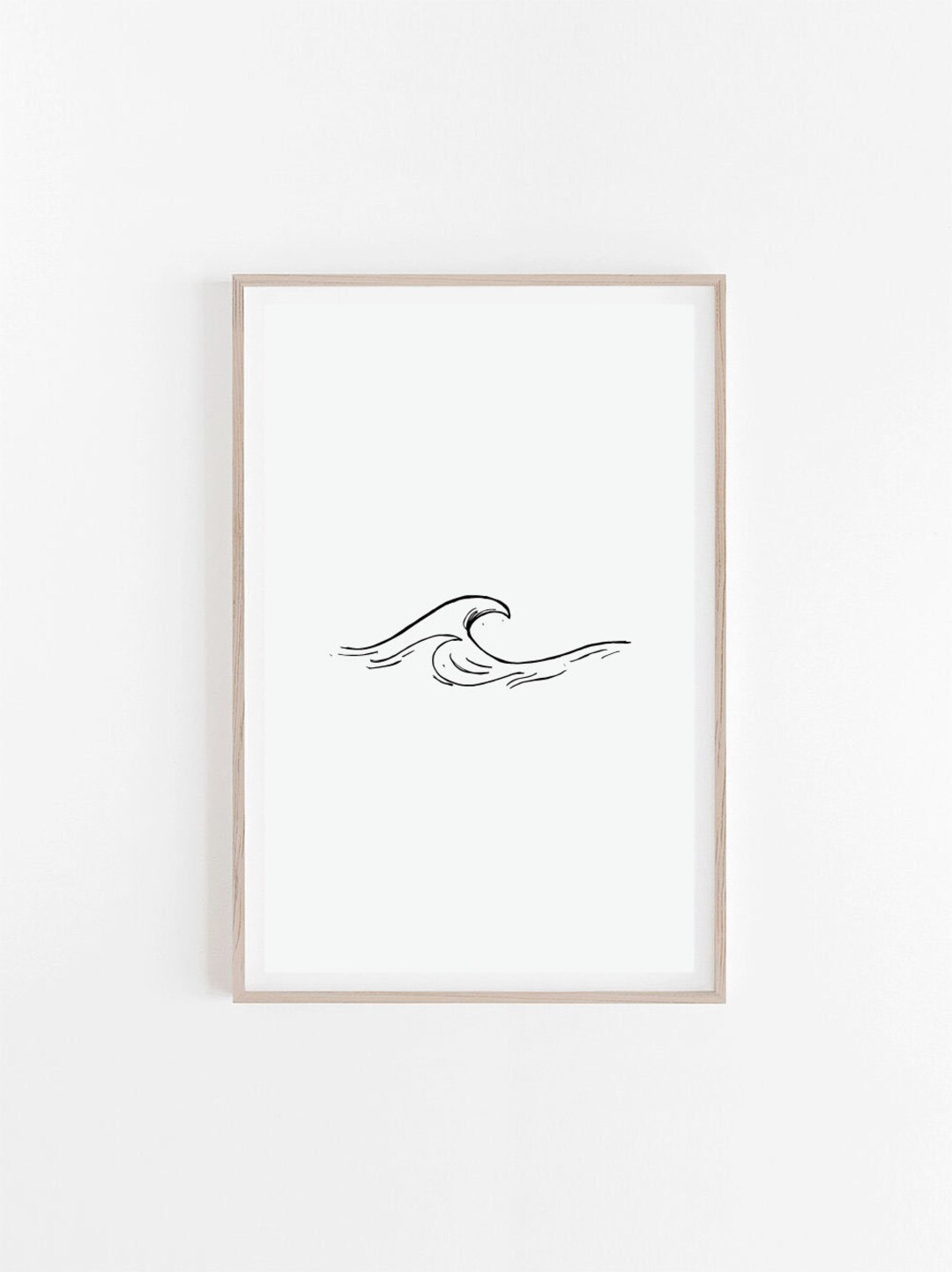 Waves Print Ocean Art Printable Wall Art Beach House Art - Etsy