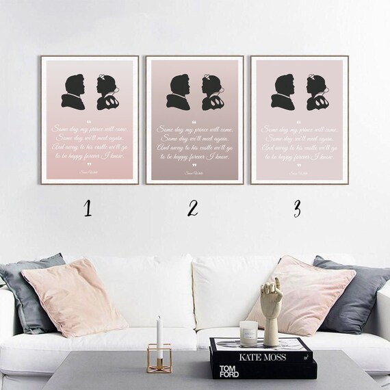 Poster Blanche Neige Disney Citation Fichier Numerique Etsy France