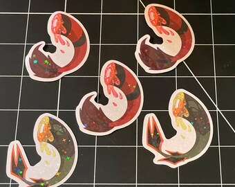 2in Dynamight/Red Riot Candy-pastel Gore Tail Stickers!!