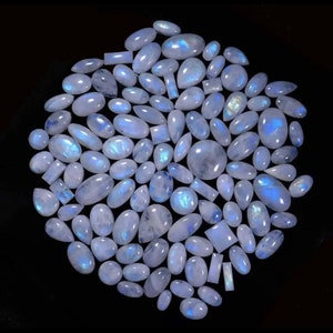 Rainbow Lot, Rainbow Moonstone, Natural Moonstone, Moonstone, Moonstone Bulk, Moonstone Lot, Rainbow Bulk, Moonstone Cabochon,  Jewelry