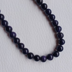 Blue Gold Stone, AAA Gold Stone, Gemstone Beads, Round Beads, Jewelry Making, Genuine Stone, Cabochon Gemstone