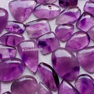 AAA Amethyst Crystal, Natural Loose Gemstone, Healing Stone
