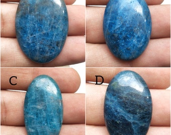 Neon Blue Apatite, Apatite Jewelry, Natural Apatite, Apatite Cabochon, AAA Apatite, Loose Apatite, Apatite Gems