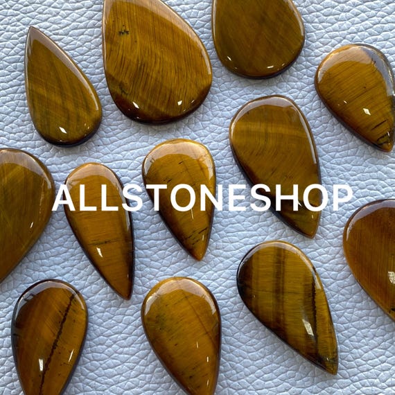 Teardrop Shape Tiger Eye, Tiger Eye Stone, Tiger Eye Gemstone, Natural Tiger Eye, Tiger Eye Cab, Teardrop Shape Gemstone, Cabochon Gemstone