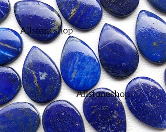 Lapis Lazuli, Natural Lapis Lazuli, 40x25x6mm, Blue Lapis Lazuli, AAA Lapis Lazuli, Lapis Cabochon, MM Lapis Lazuli, Lapis Gemstone, Jewelry