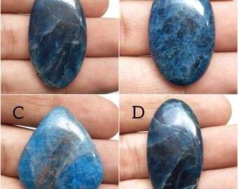 Apatite Cabochon, Natural Apatite, Neon Blue Apatite, Blue Apatite, Apatite Stone, Apatite Jewelry