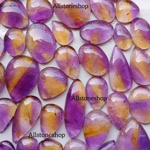 Natural Ametrine, Ametrine Lot, Ametrine Bulk, Ametrine, Ametrine Cabochon, Cabochon Lot, Jewelry Stone, Top Quality, Smooth Polished