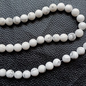 Howlite, Howlite Beads, Natural Howlite, Genuine Howlite, Round Beads, Howlite Cabochon, Howlite Jewelry, Howlite Cabs