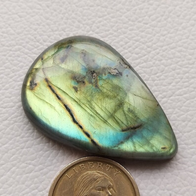 Natural Gemstone Labradorite Cabochon Stone Handmade Gemstone 50x33x8 mm Multi Labradorite Jewelry Loose Gemstone Wholesale