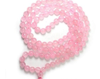 Rose Quartz - Beads - Quartz Beads - Natural Rose Quartz - Gemstone Beads - Quartz Crystal - Baby Pink Quartz - Gems Factory - Healing Stone