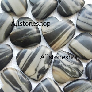 Zebra Jasper Lot - Bulk Zebra Jasper - Zebra Jasper Puffy Hearts - Zebra Jasper Lot - Wholesale Gemstone -