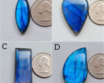 Blue Flashy - Labradorite - Genuine Labradorite - Labradorite Cab - Natural Stone - Labradorite Gemstone - Wholesale Gemstone