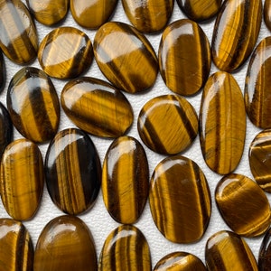 Tijgeroog - lot tijgeroog - AAA-tijgeroog - edelsteen cabochon - cabochon tijgeroog - cabochon tijgeroog - lot groothandel - tijgeroog hanger steen