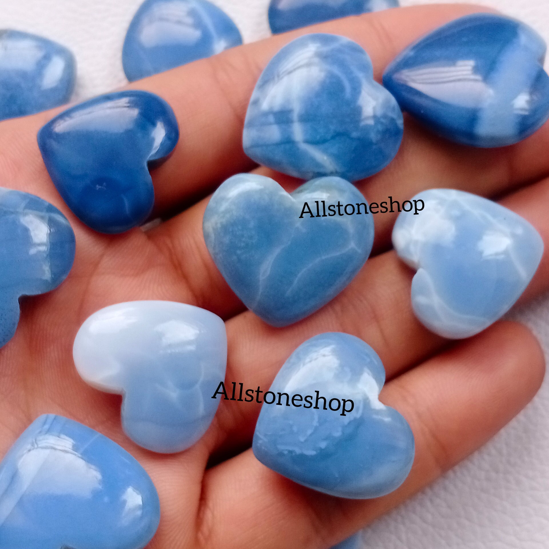 Blue Opal Heart Blue Opal Heart Cab Heart Shape Gemstone Etsy
