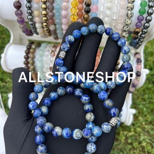 Lapis Lazuli Bracelet - Gemstone Bracelet - Bracelet - Gemstone - Lapis Bracelet