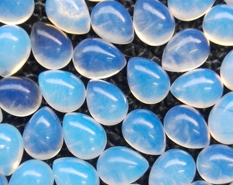 7 x 5 MM storlek Opalit, Opalit Cabochon, Droppformad, AAA Opalit, Opalit Parti, Opalitsten, Opalitkristall, Ädelsten Cabochon, Smycke