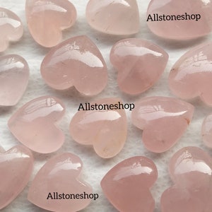 Rose Quartz, gemstone heart,  Heart Shape - Rose Quartz Heart - Heart Gemstone - Gemstone Lot - Wholesale Lot - Loose Stone - Natural Stone