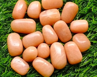 Peach Moonstone, AAA Moonstone, Moonstone Tumbled, Moonstone Gemstone, Raw Moonstone Crystal - peach moonstone gemstone - healing crystal