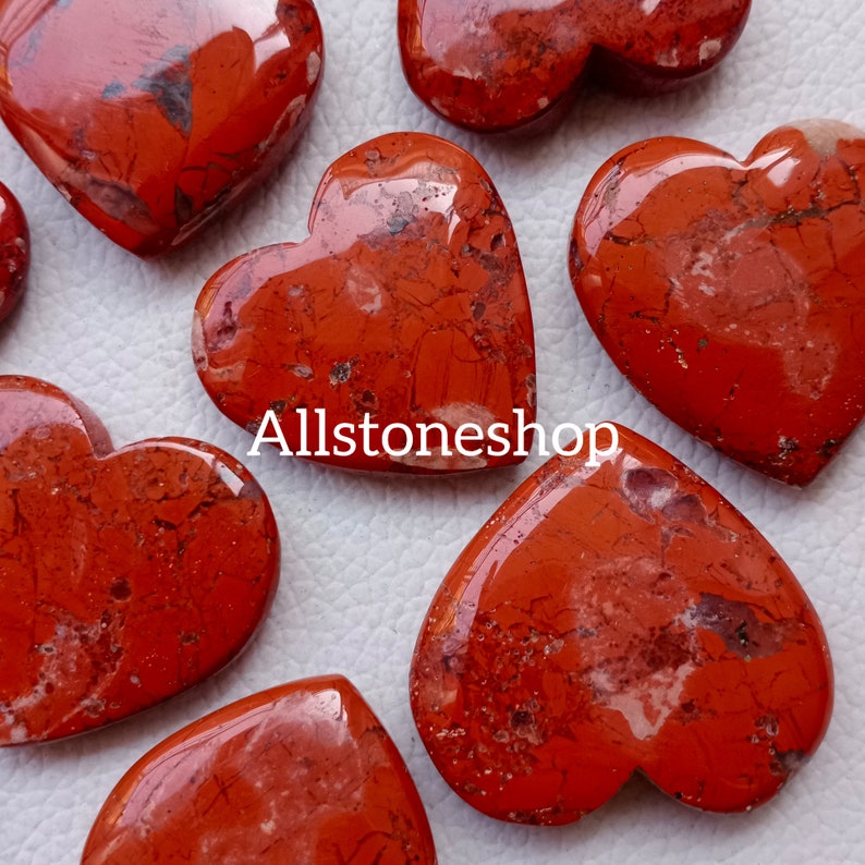 Red jasper gemstone heart shape jasper gemstone Red jasper cabochon heart shape jasper Red jasper heart gemstone fancy red jasper